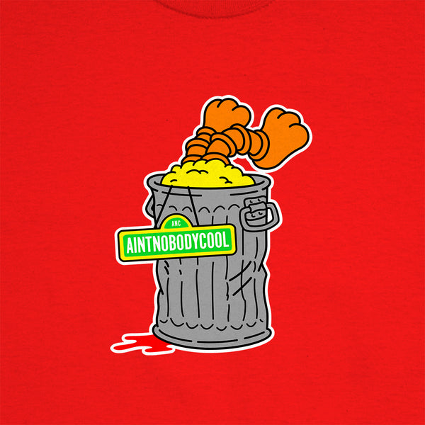"GROUCH" tee - red