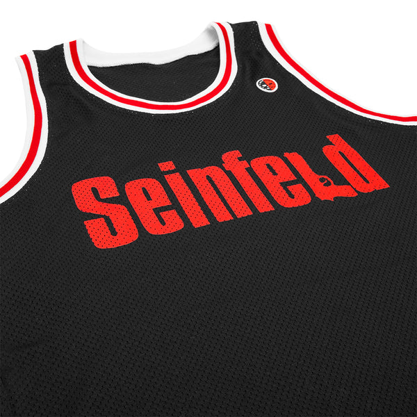 "JERSEY ABOUT NOTHING" basketball jersey - black