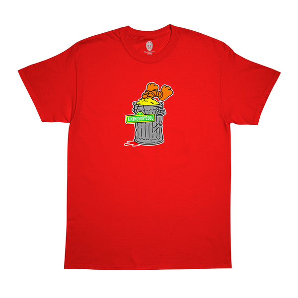 "GROUCH" tee - red