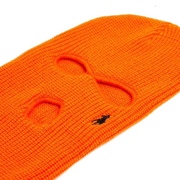 "LO TEAR DROP" ski-mask - orange/black